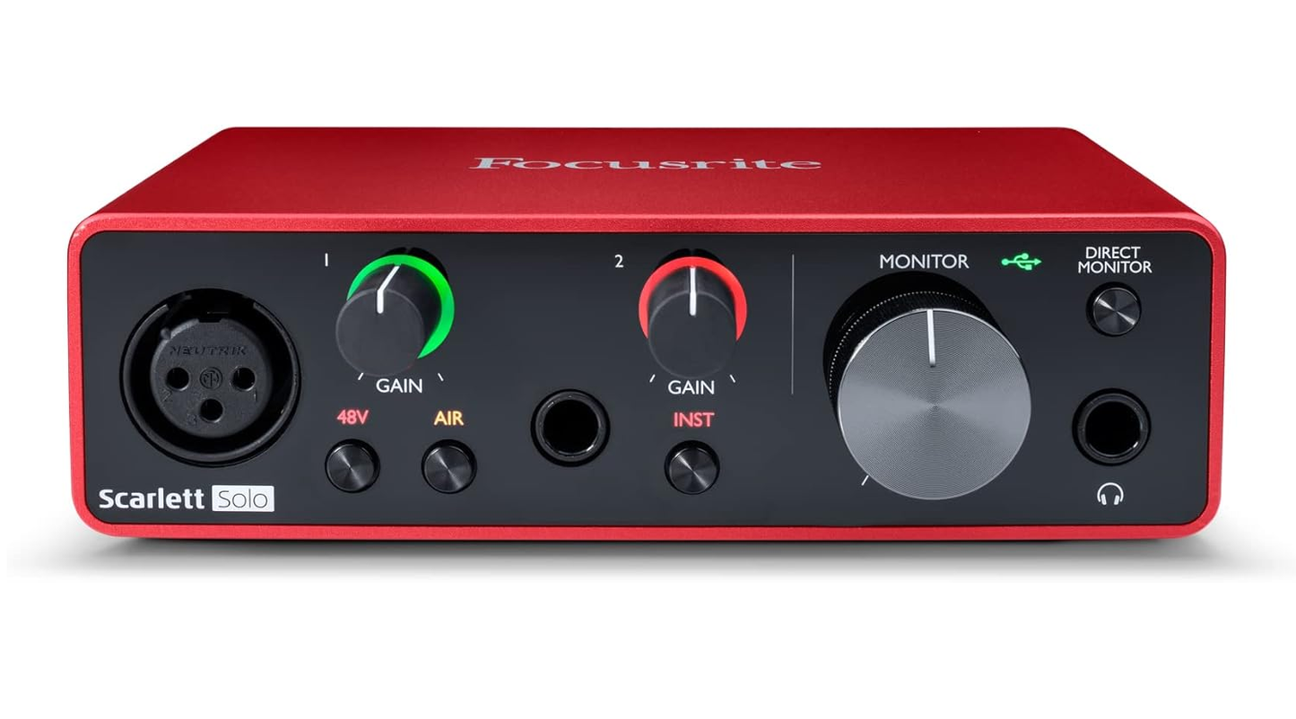 Focusrite Scarlett Solo 3rd Generation USB Audio Interface - Open Box