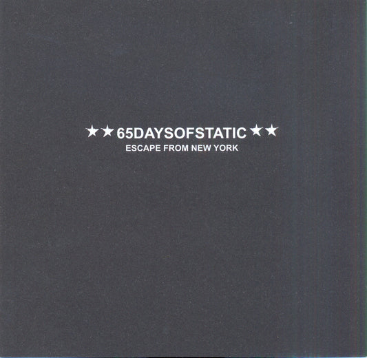 65daysofstatic Escape From New York (CD+DVD)
