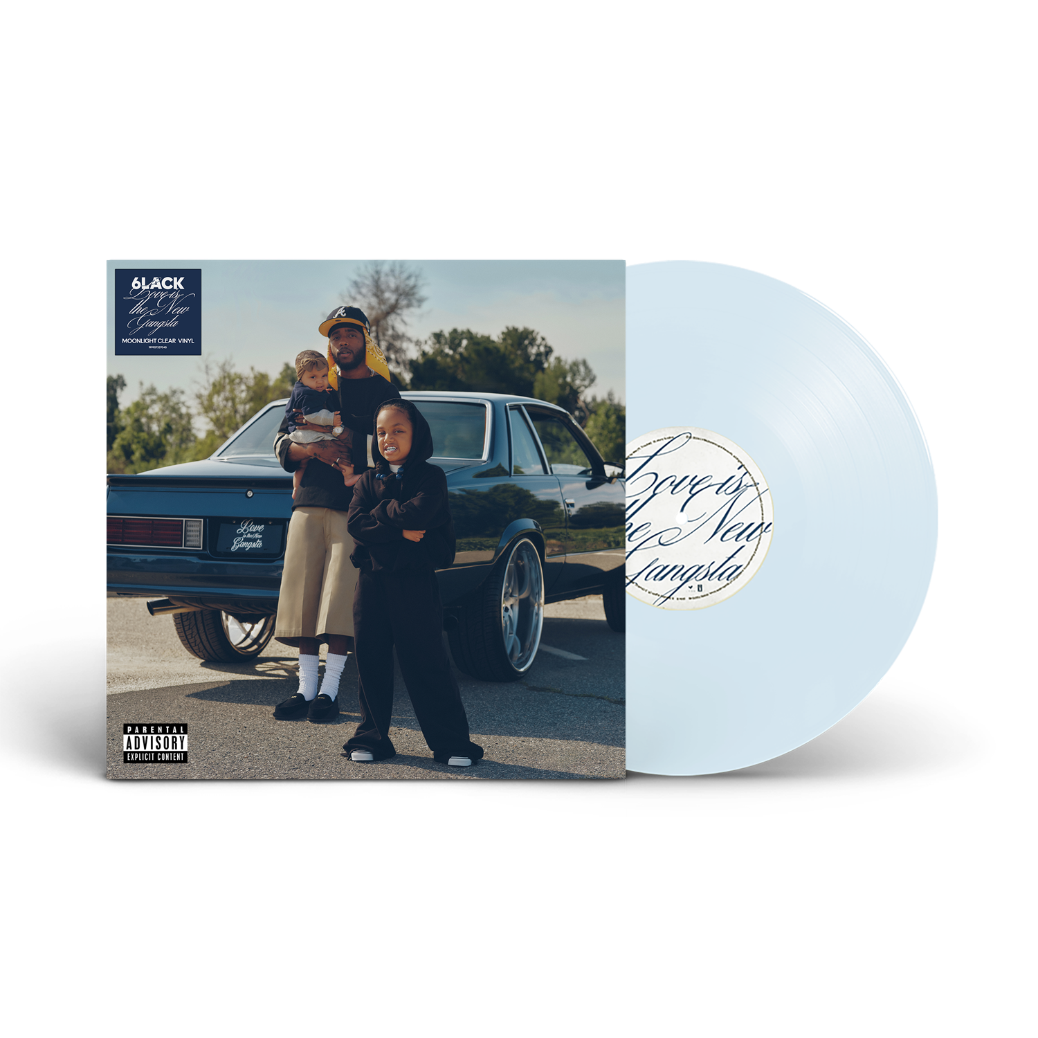 6lack Love Is The New Gangsta (Alternate Cover) [Moonlight Clear Vinyl]