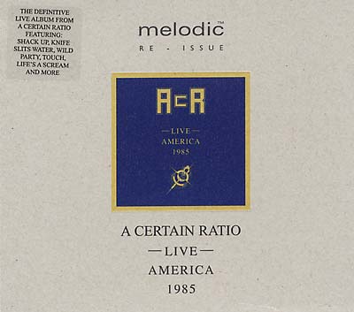 A Certain Ratio Live America 1985