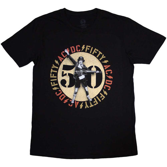 AC/DC Gold Emblem Black