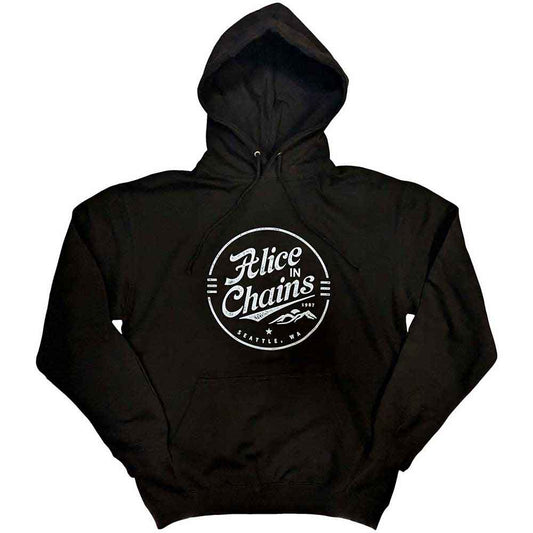 Alice In Chains Circle Emblem Black