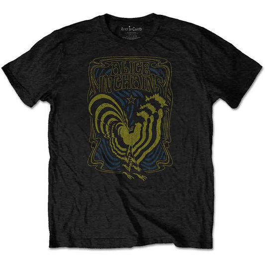 Alice In Chains Psychedelic Rooster Black