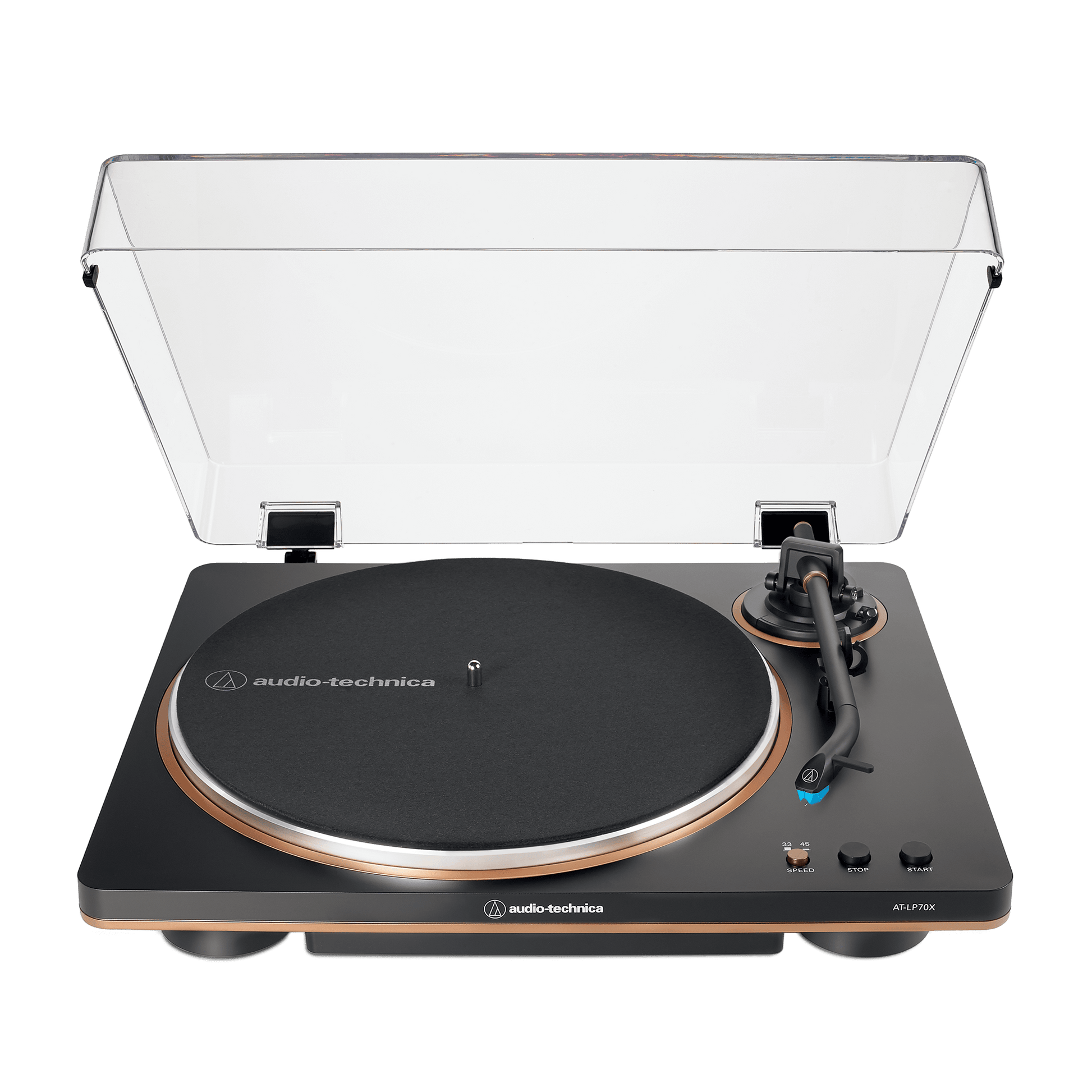 Audio-Technica AT-LP70X-BZ - FULLY AUTO BELT-DRIVE TT, BLACK/BRONZE