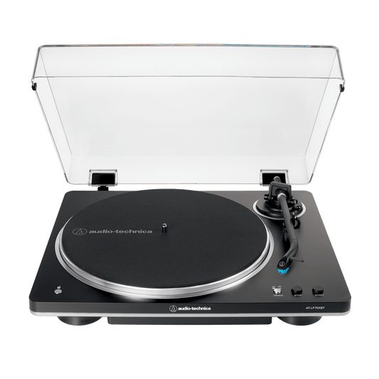 Audio Technica AT-LP70XBT-BS - FULLY AUTO WRLS BELT-DRIVE TT,BLK/SILVER