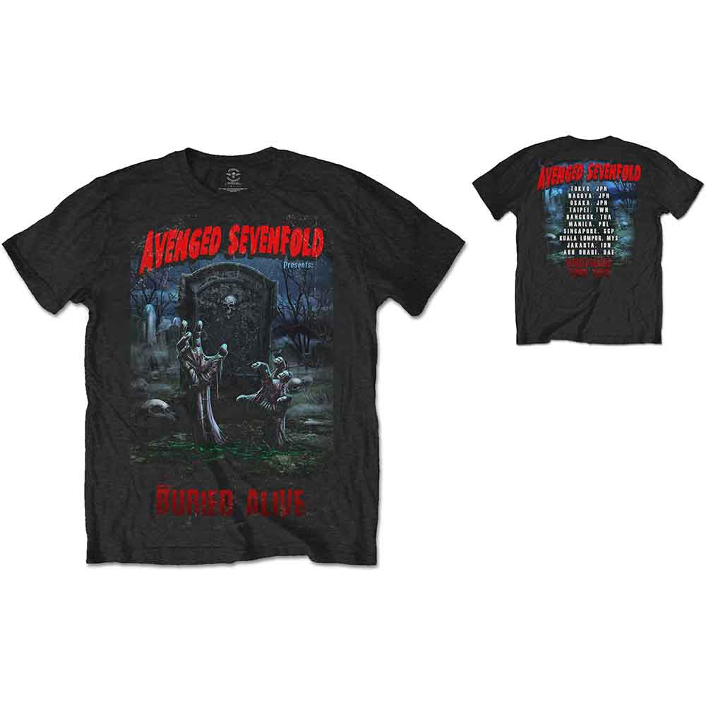 Avenged Sevenfold Buried Alive Tour 2012 Black