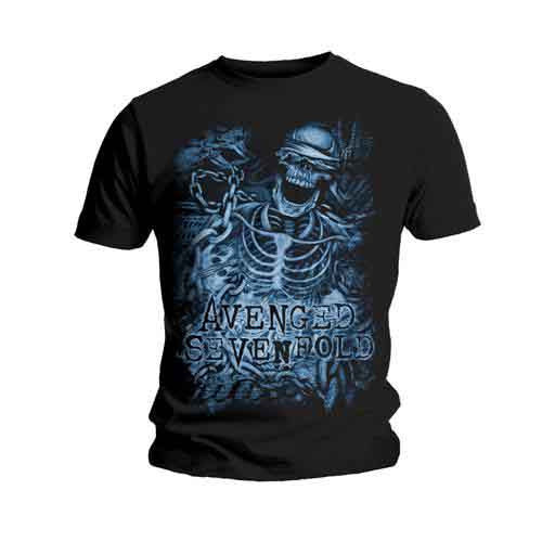Avenged Sevenfold Chained Skeleton Black