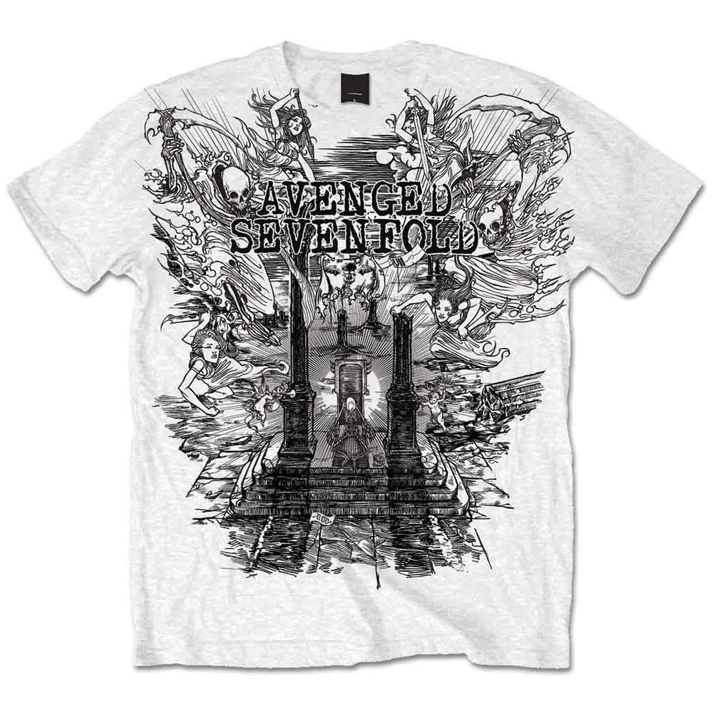 Avenged Sevenfold Land of Cain White