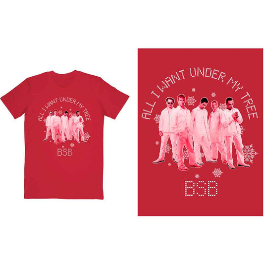 Backstreet Boys All I Want Xmas Red