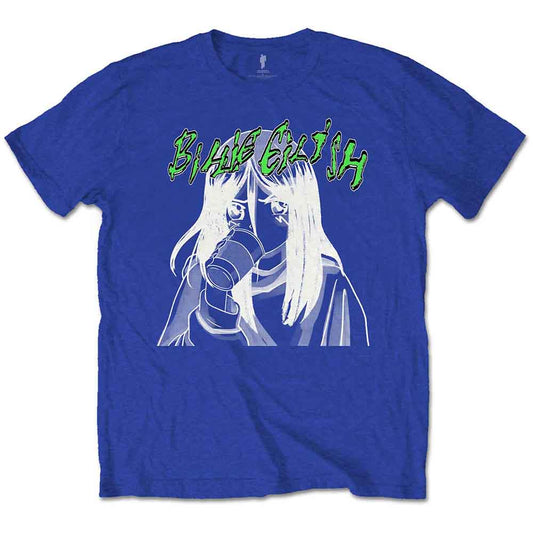 Billie Eilish Anime Drink Blue