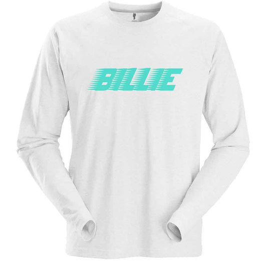 Billie Eilish Racer Logo White