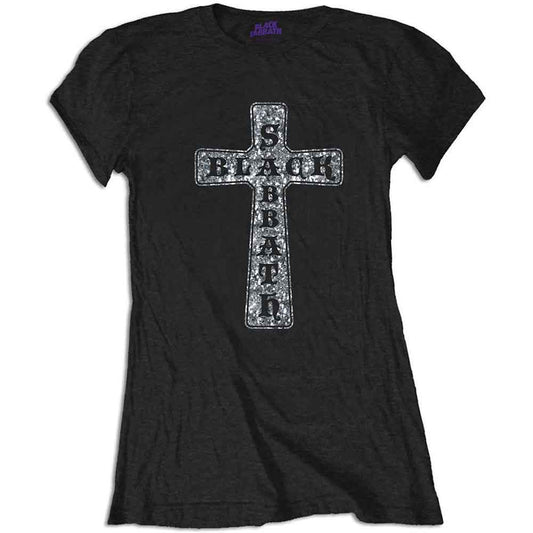 Black Sabbath Cross Black