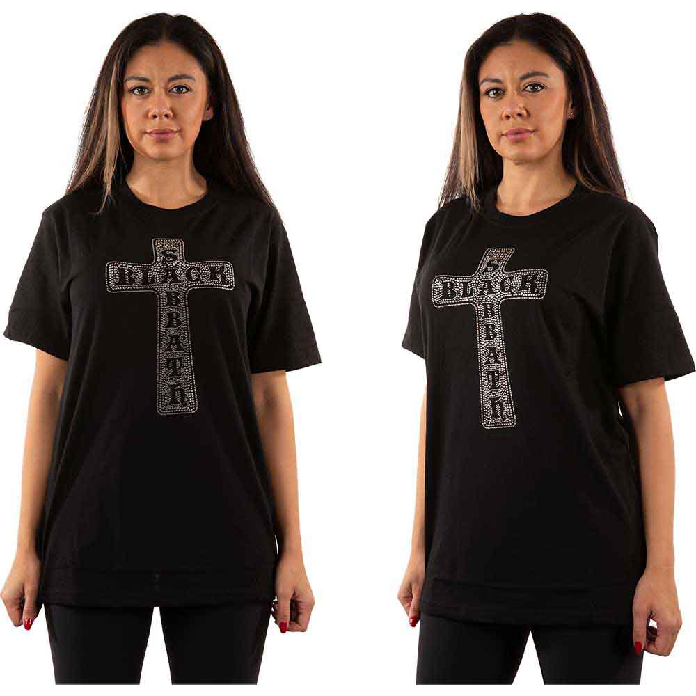 Black Sabbath Cross Black