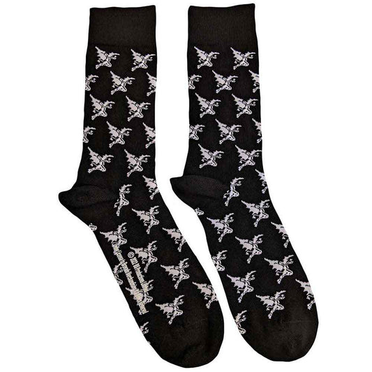 Black Sabbath Demon Pattern Black