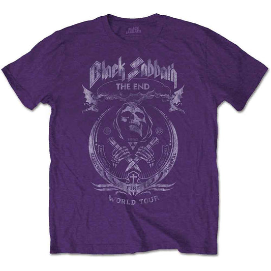Black Sabbath The End Mushroom Cloud Purple