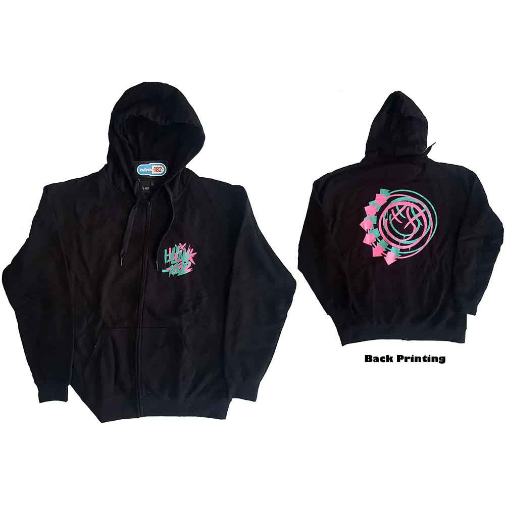 Blink-182 Double Six Arrow Smile Black