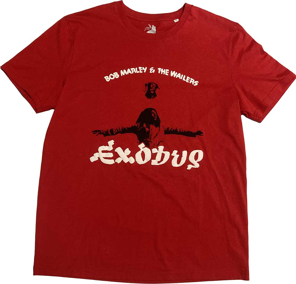 Bob Marley Exodus Arms Outstretched Red