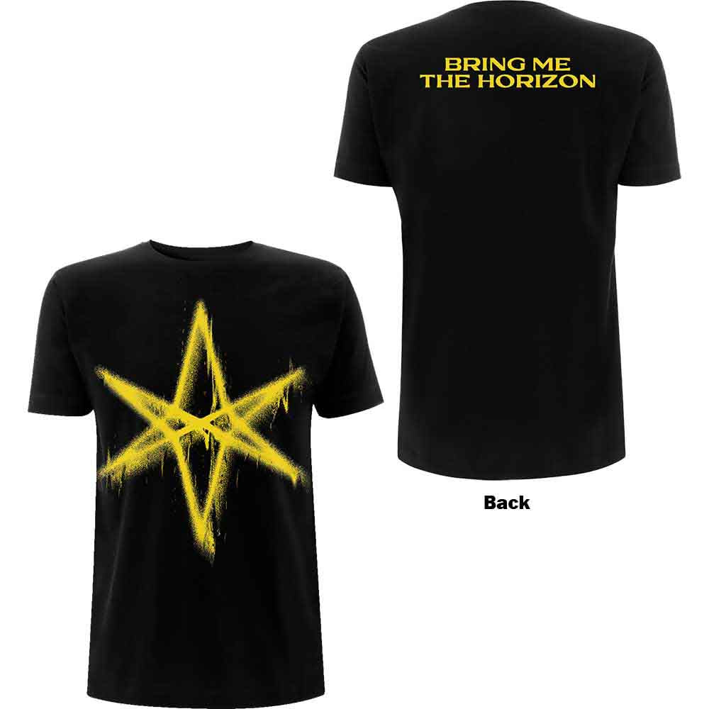 Bring Me The Horizon Spray Hex Black