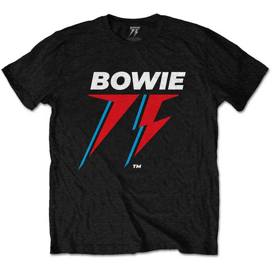 David Bowie 75th Logo Black