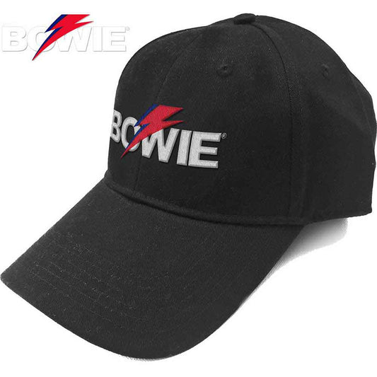 David Bowie Aladdin Sane Bolt Logo Black