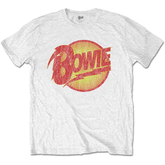 David Bowie Vintage Diamond Dogs Logo White