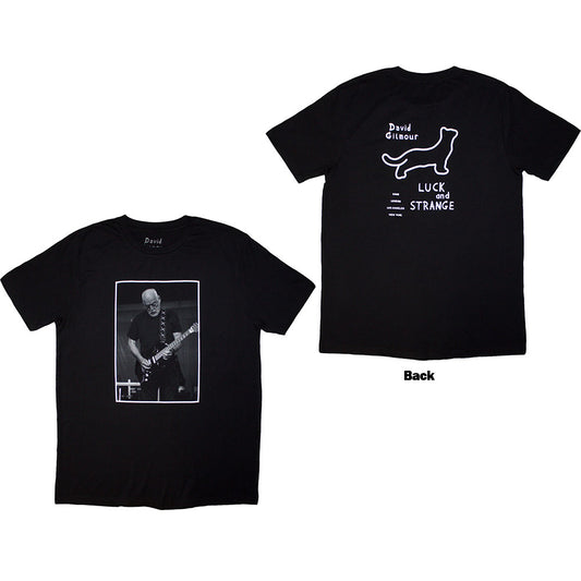 David Gilmour Luck & Strange Black Cat Strat Black