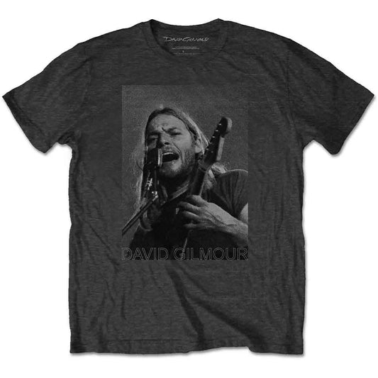 David Gilmour On Microphone Half-tone Grey