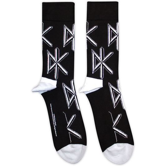 Dead Kennedys DK Logo Repeat Black