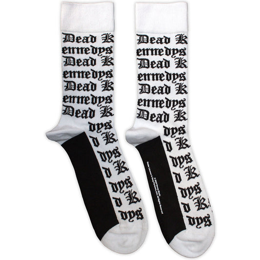 Dead Kennedys Gothic Logo Pattern White