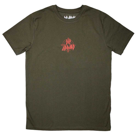 Def Leppard Mini Target Logo Green