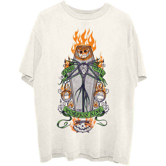Disney The Nightmare Before Christmas Orange Flames Pumpkin King Neutral