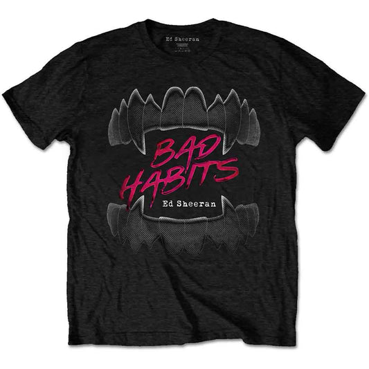 Ed Sheeran Bad Habits Black