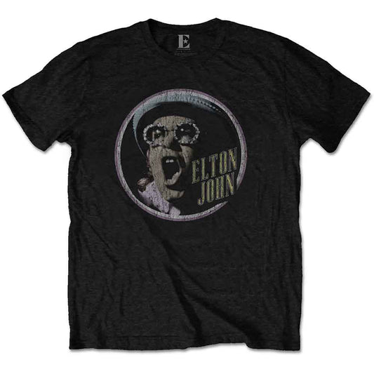 Elton John Circle Black