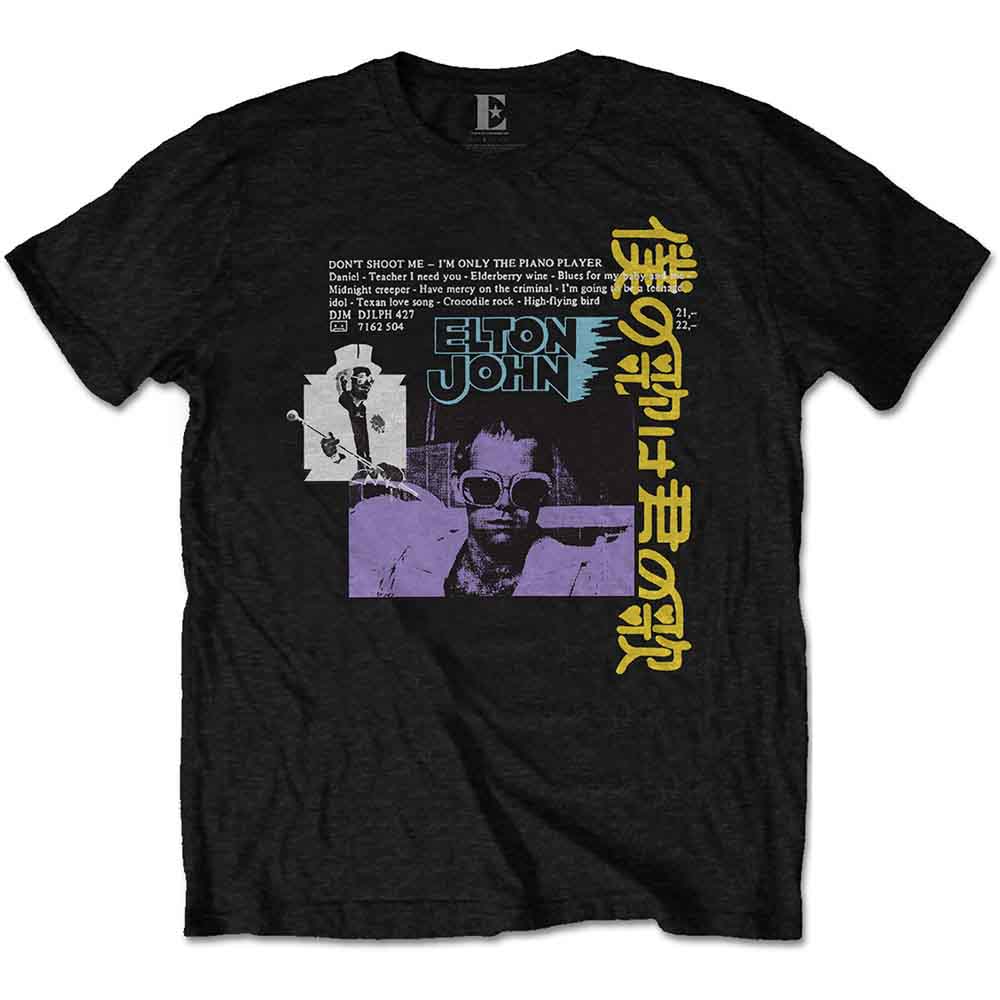Elton John Japanese Single Black