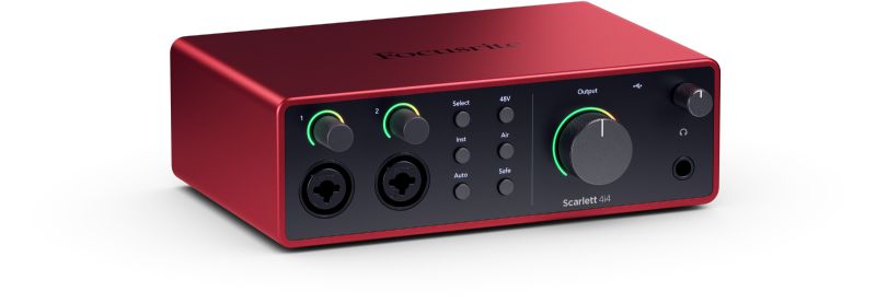 Focusrite Scarlett 4i4 4th Generation Audio Interface