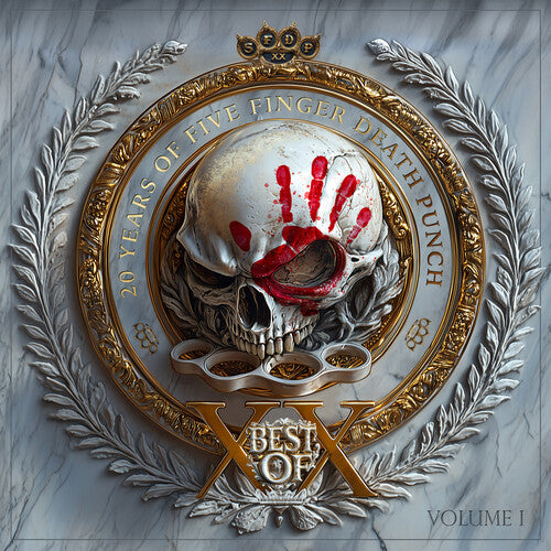 Five Finger Death Punch Best of : Volume 1 (Limited Edition, Indie Exclusive, Silver Galaxy Colored Vinyl) [Explicit Content] (2 Lp's)