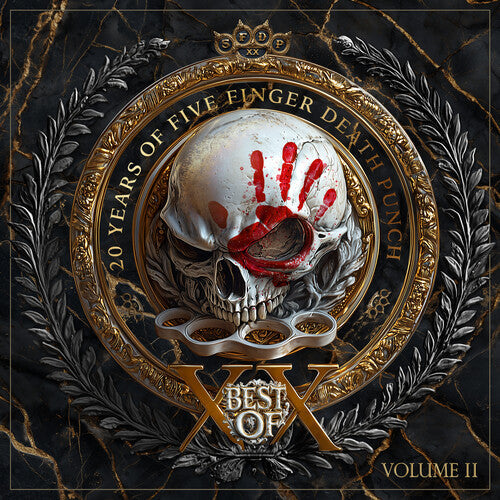 Five Finger Death Punch Best of: Volume II [Explicit Content] (Indie Exclusive, White & Red Colored Vinyl, Anniversary Edition) (2 Lp's)