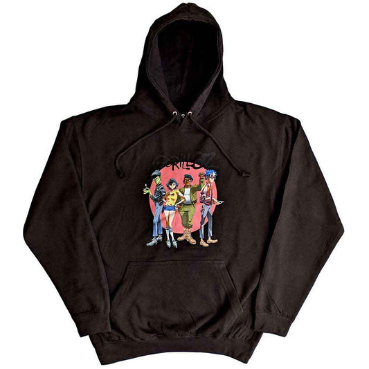 Gorillaz Group Circle Rise Black