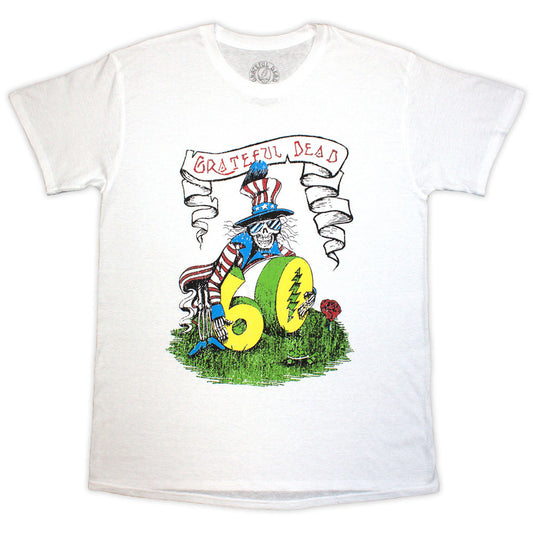 Grateful Dead 60th Rose Pose White