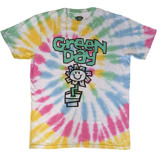 Green Day Flower Pot White