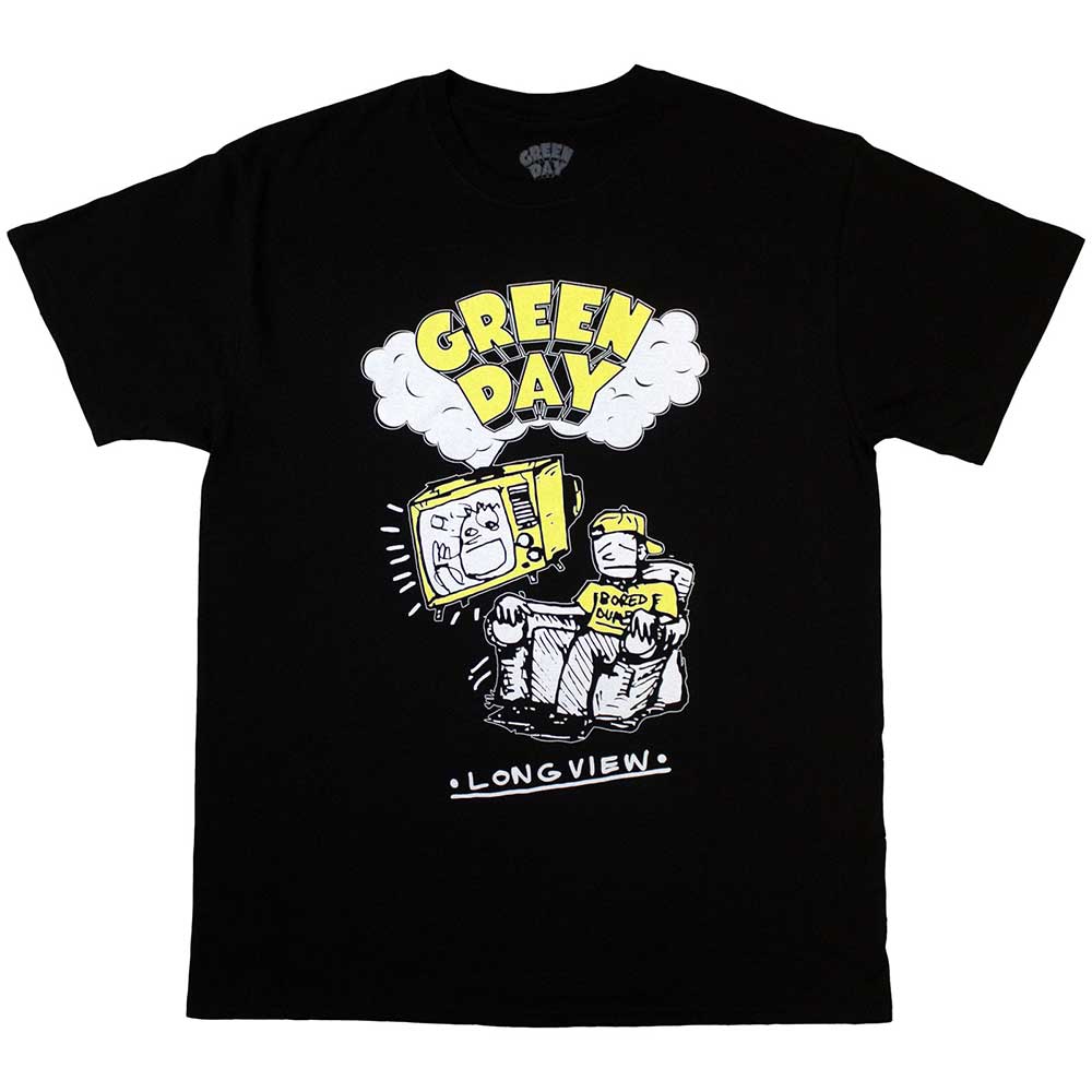 Green Day Longview Doodle Black