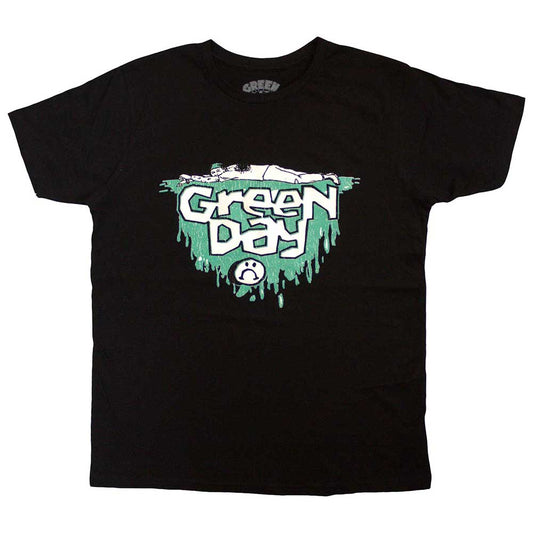 Green Day Sad Smiley Black