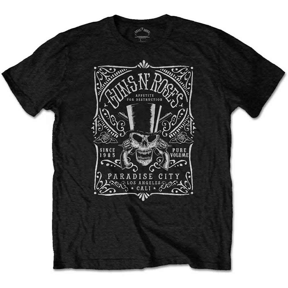 Guns N' Roses Bourbon Label Black