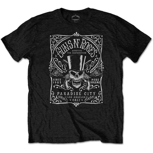 Guns N' Roses Bourbon Label Black