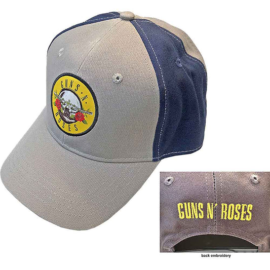 Guns N' Roses Circle Logo Blue, Grey