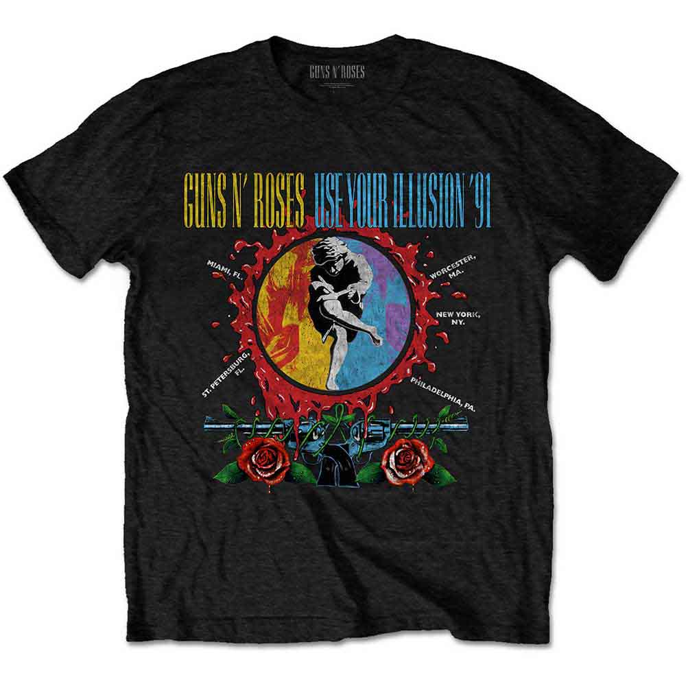 Guns N' Roses Use Your Illusion Circle Splat Black