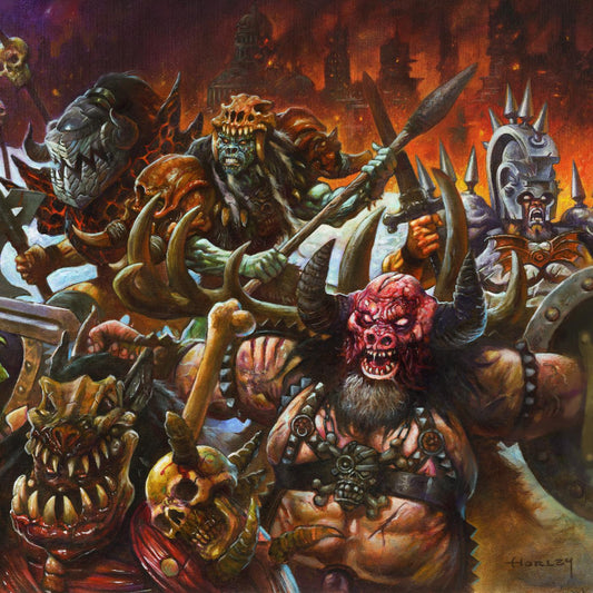 GWAR The New Dark Ages (BLACK/ GOLD MARBLE VINYL) (2 Lp's)
