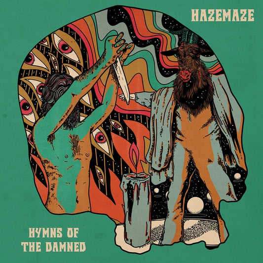 HAZEMAZE Hymns Of The Damned (Red Splatter Transparent Vinyl)