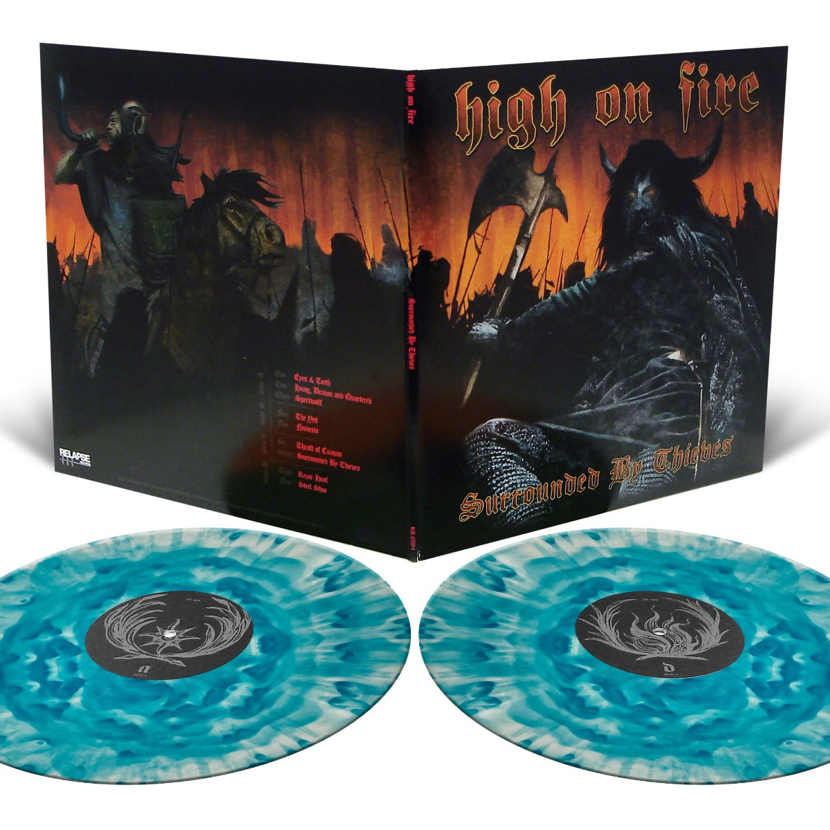 High on Fire Surrounded By Thieves (Colored Vinyl, Blue, Black) (2 Lp's)