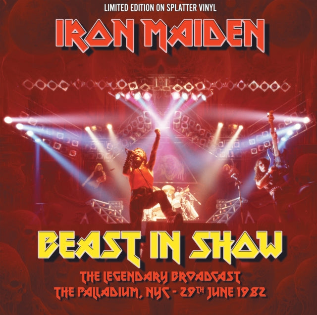 Iron Maiden Beast In Show: Palladium N.Y.C. 1982 (Red/Orange Splatter Vinyl) [Import]